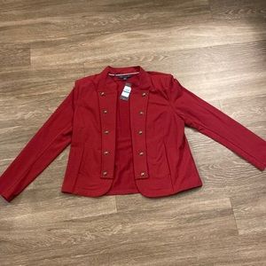 Dark Red stretchy blazer from Tommy Hilfiger, size XL